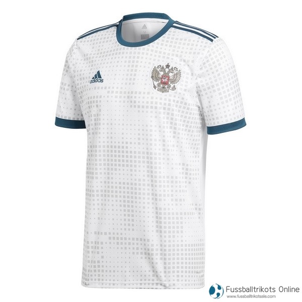 Russland Trikot Auswarts 2018 Weiß Fussballtrikots Günstig